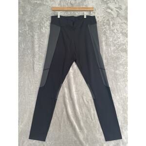 The North Face Flash Dry Leggings Womens Large Black Gray Panels Athleisure
